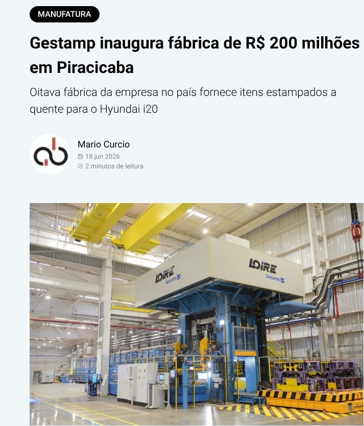 AutoBusiness coverage of the Gestamp plant