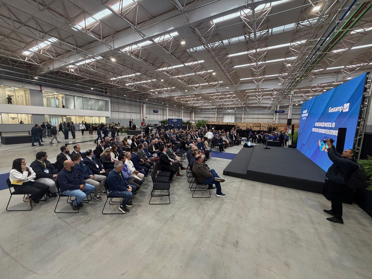 Opening ceremony at the Gestamp plant in Piracicaba