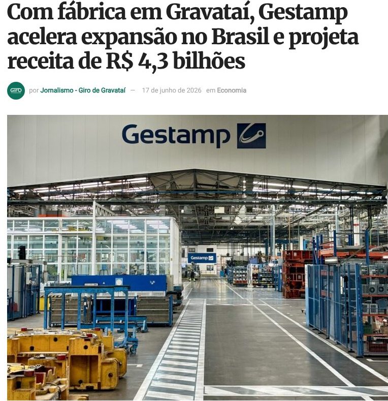 News coverage of the Gestamp Piracicaba opening