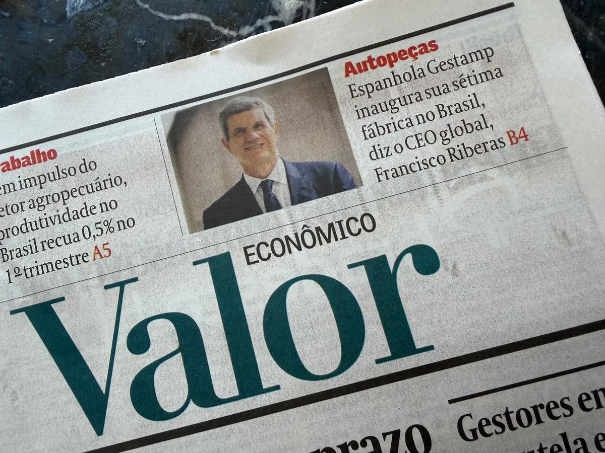 Valor Econômico coverage of the Gestamp opening